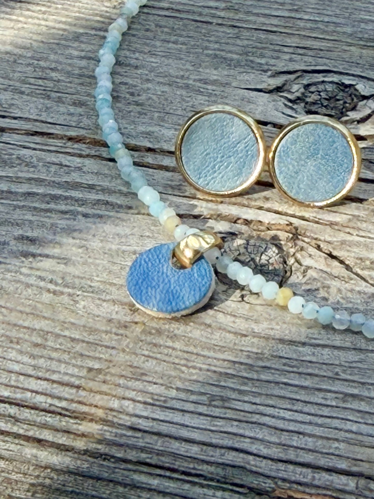 Au Naturel (necklace and earring set)